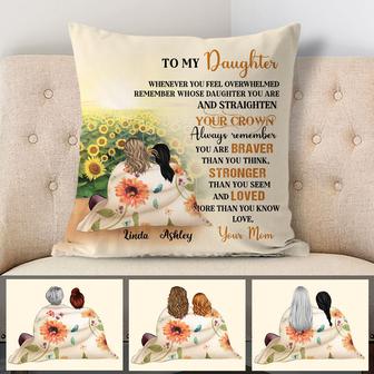 When You Feel Overwhelmed Custom Pillow - Gift for Daughter - Thegiftio UK