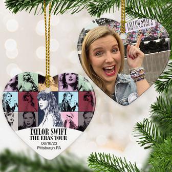 Eras Tour Ornament V2 Personalized Heart Ornament - Gift - Thegiftio UK