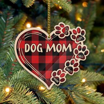 Dog Mom Cat Mom Christmas Ornament - Personalized Gift - Thegiftio UK