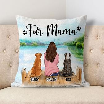 Fur Mama Personalized Pillow - Gift for Dog Lovers - Thegiftio UK