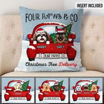 Christmas Tree Delivery Personalized Pillow - Gift for Dogs - Thegiftio UK
