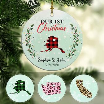 Our First Christmas Personalized Ornament - Christmas Gift - Thegiftio UK