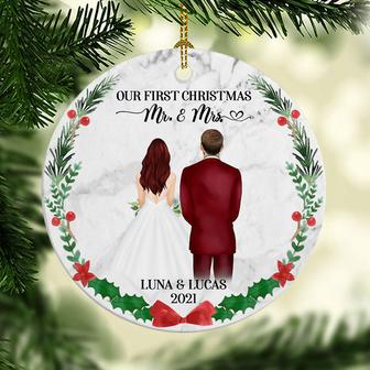 Our First Christmas Personalized Ornament - Christmas Gift - Thegiftio UK