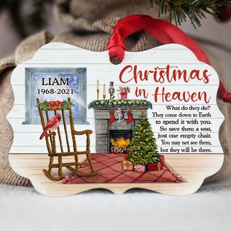 Christmas In Heaven Personalized Ornament - Memorial Gift - Thegiftio UK