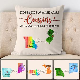 Cousins Will Always Be Connected Personalized Pillow - Gift - Thegiftio UK