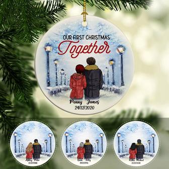 Our First Christmas Together Personalized Ornament - Gift - Thegiftio UK