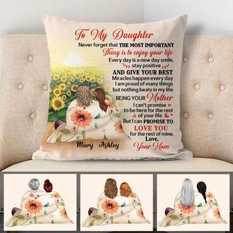 Never Forget The Most Important Thing Custom Pillow - Thegiftio UK