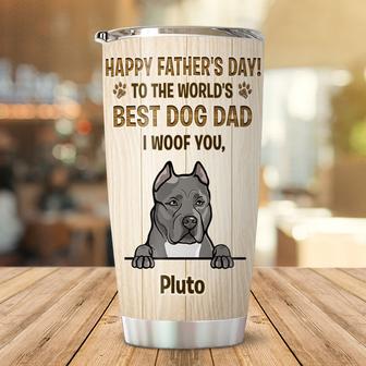 Personalized Tumbler Cup for Dog Dads - Thegiftio UK