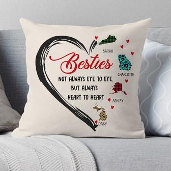 Not Always Eye To Eye Personalized Pillow - Moving Gift - Thegiftio UK