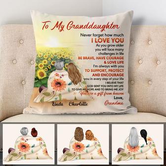 Never Forget How Much I Love You Custom Pillow - Thegiftio UK