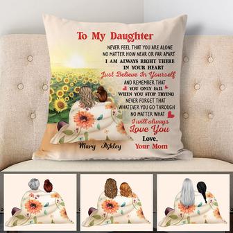Never Feel That You Are Alone Custom Pillow - Thegiftio UK