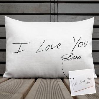 Handwriting Custom Pillow for Couples - Valentine's Gift - Thegiftio UK