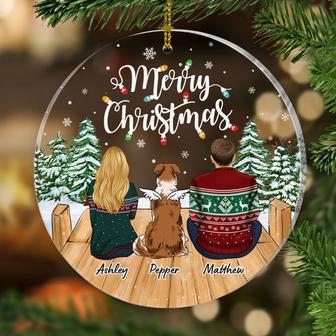 Happy Pawlidays Personalized Ornament - Gift for Pet Lovers - Thegiftio UK
