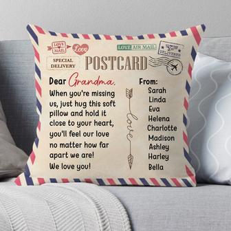 When You Are Missing Us Custom Pillow - Gift for Mom - Thegiftio UK