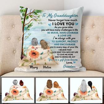Never Forget How Much I Love You Custom Pillow - Thegiftio UK