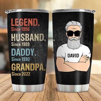 Personalized Tumbler Cup for Dad or Grandpa - Thegiftio UK