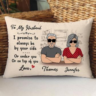 I Promise Always By Your Side Personalized Pillow - Thegiftio UK