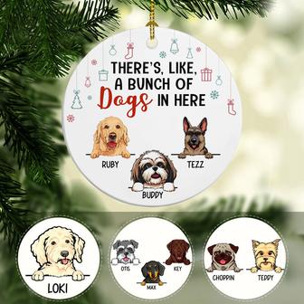 Dogs In Here Personalized Ornament - Gift for Dog Lovers - Thegiftio UK
