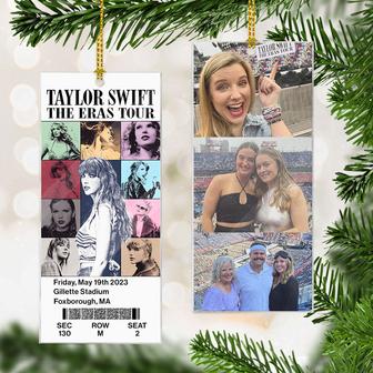 Eras Tour Ticket Style Custom Ornament - Gift for Fans - Thegiftio UK