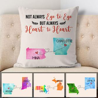 Not Always Eye To Eye But Always Heart To Heart Custom - Thegiftio UK