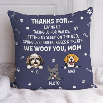 Giving Me Cuddles Personalized Pillow - Gift for Dog Lovers - Thegiftio UK