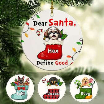 Good Personalized Christmas Ornaments for Dog Lovers - Thegiftio UK