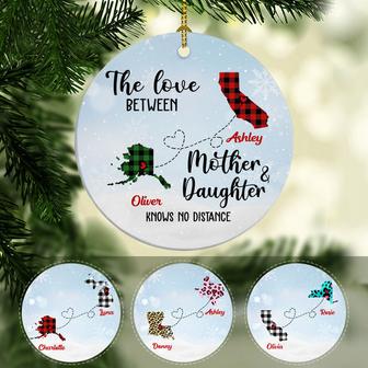 Mother And Daughter Long Distance Custom Ornament - Gift - Thegiftio UK