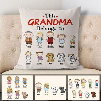 This Belongs To Personalized Pillow - Custom Family Gift - Thegiftio UK