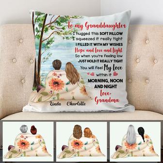 Hugged This Soft Custom Pillow - Gift for Daughter - Thegiftio UK