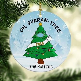Oh Quaran Tree Personalized Ornament - Gift for Family - Thegiftio UK