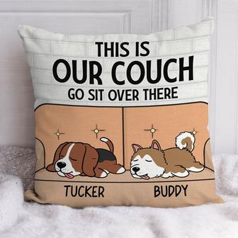 This Is Our Couch Personalized Pillow - Gift for Dog Lovers - Thegiftio UK