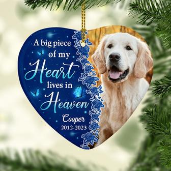 A Big Piece Of My Heart Custom Ornament - Memorial Gift - Thegiftio UK