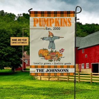 Welcome Pumpkin Patch Fall Season Custom Flag - Fall Decor - Thegiftio UK