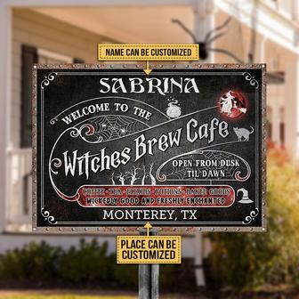 Witch Brew Cafe Custom Metal Sign - Gift for Coffee Lovers - Thegiftio UK