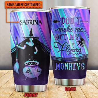 Witch Get My Flying Monkeys Custom Tumbler - Gift for Witch - Thegiftio UK