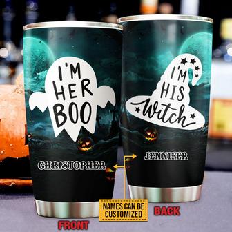 Witch Halloween I'm Her Boo Custom Tumbler - Halloween Gift - Thegiftio UK