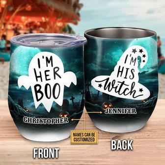 Witch Halloween I'm Her Boo Custom Tumbler - Halloween Gift - Thegiftio UK