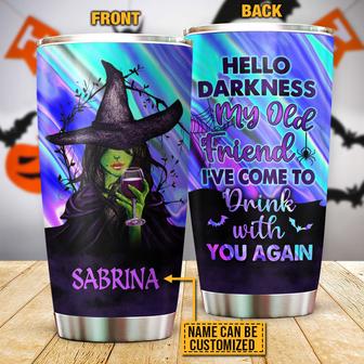 Witch I've Come To Drink With You Again Custom Tumbler - Thegiftio UK