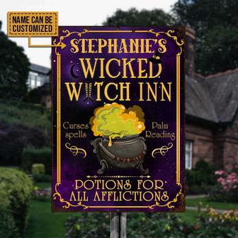 Witch Inn Potions Custom Metal Sign - Halloween Gift - Thegiftio UK