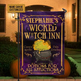 Witch Inn Potions For All Affliction Custom Flag - Halloween - Thegiftio UK