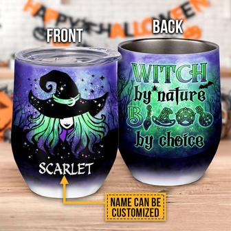 Witch Witchy Wizard Spell Custom Wine Tumbler - Thegiftio UK