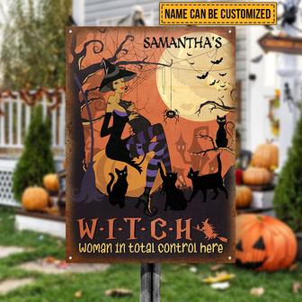 Witchy Wizard Spell Custom Metal Sign - Halloween Gift - Thegiftio UK