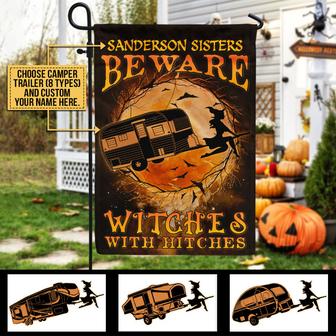 Witch Wizard Halloween Spell Custom Flag - Halloween Gift - Thegiftio UK