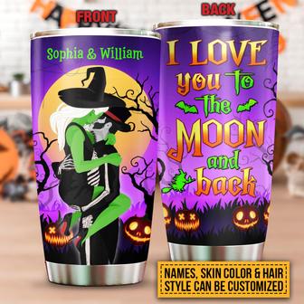 Witch Witchy Couple Custom Tumbler - Halloween Gift - Thegiftio UK
