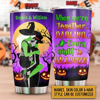 Witch Witchy Couple Custom Tumbler - Halloween Gift - Thegiftio UK