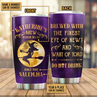 Witch's Brew Potion Custom Tumbler - Halloween Gift - Thegiftio UK