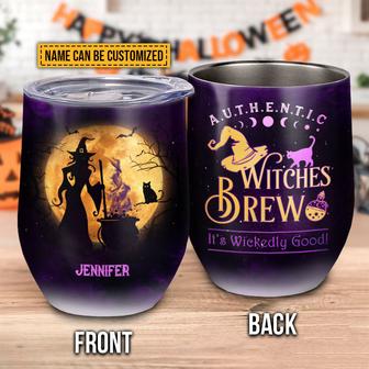 Witches Brew It's Wickedly Good Custom Wine Tumbler - Gift - Thegiftio UK