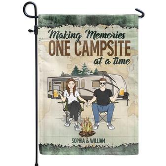 Making Memories One Campsite Custom Flag - Gift for Campers - Thegiftio UK