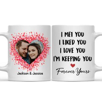 I Met You I Liked You I Love You Custom Mug - Birthday Gift - Thegiftio UK
