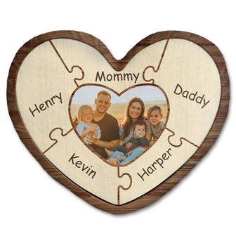 Custom Photo Puzzle Name Personalized Pillow - Birthday Gift - Thegiftio UK